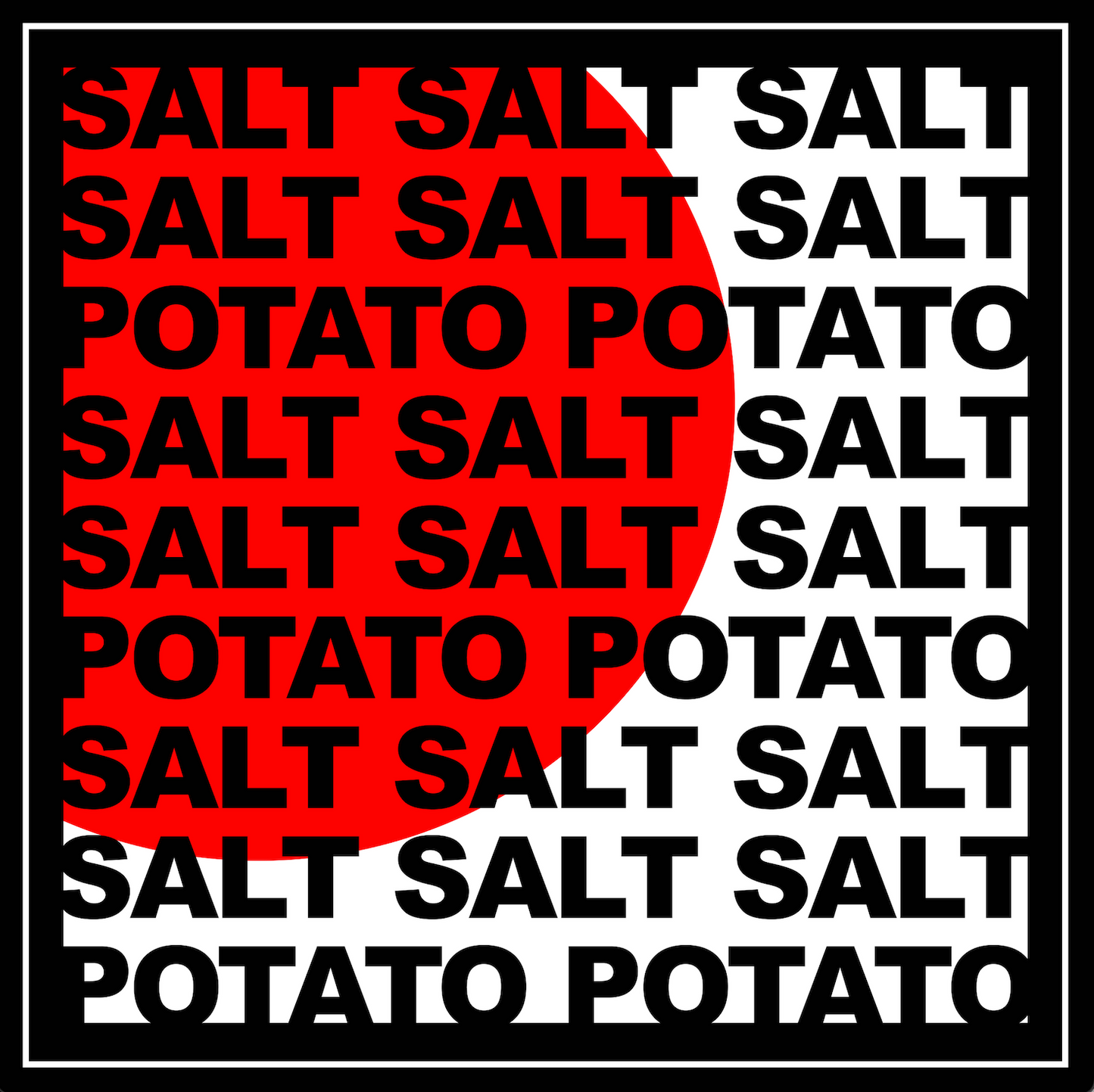 salt potato sticker